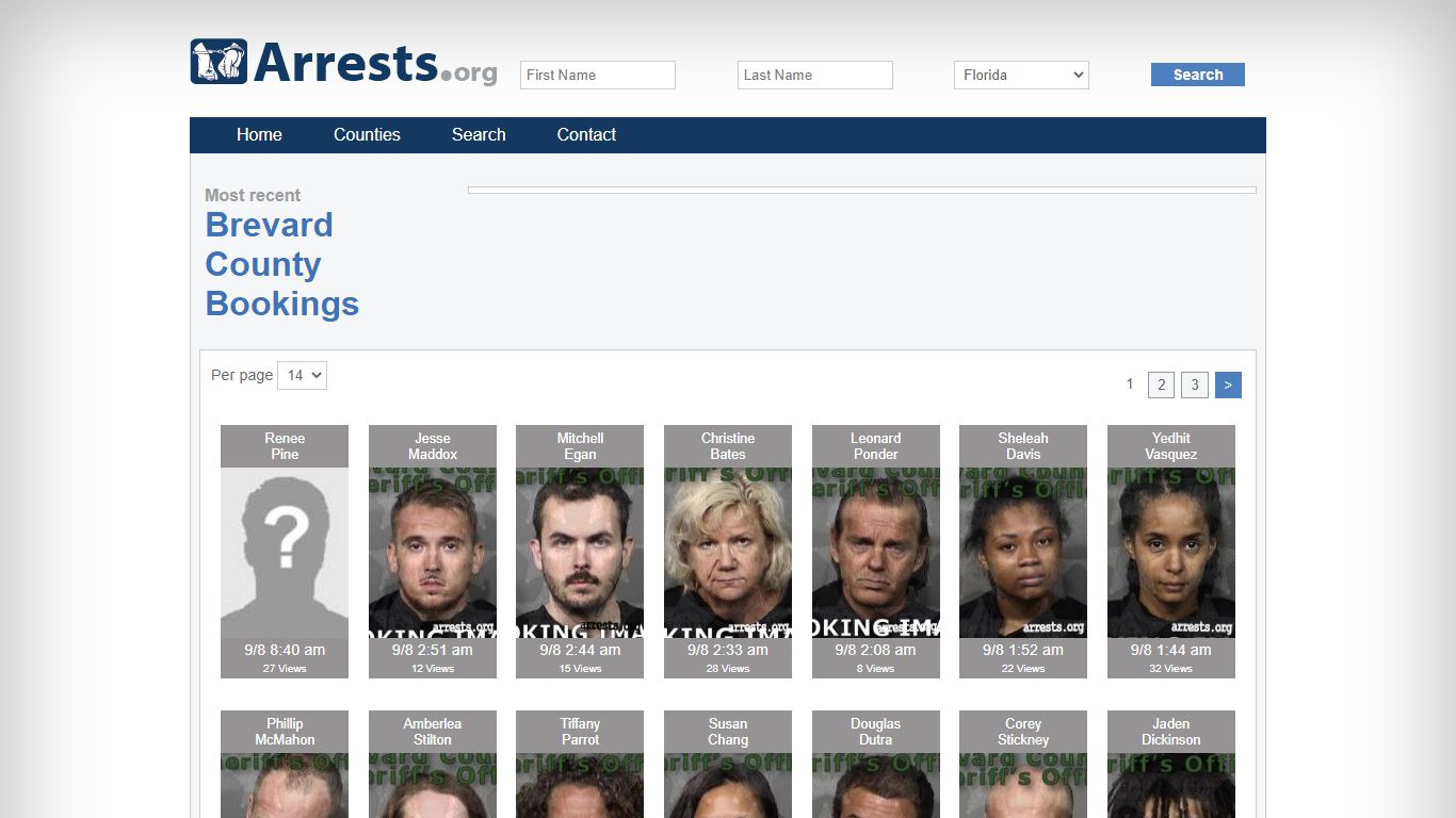 Brevard County Arrests and Inmate Search