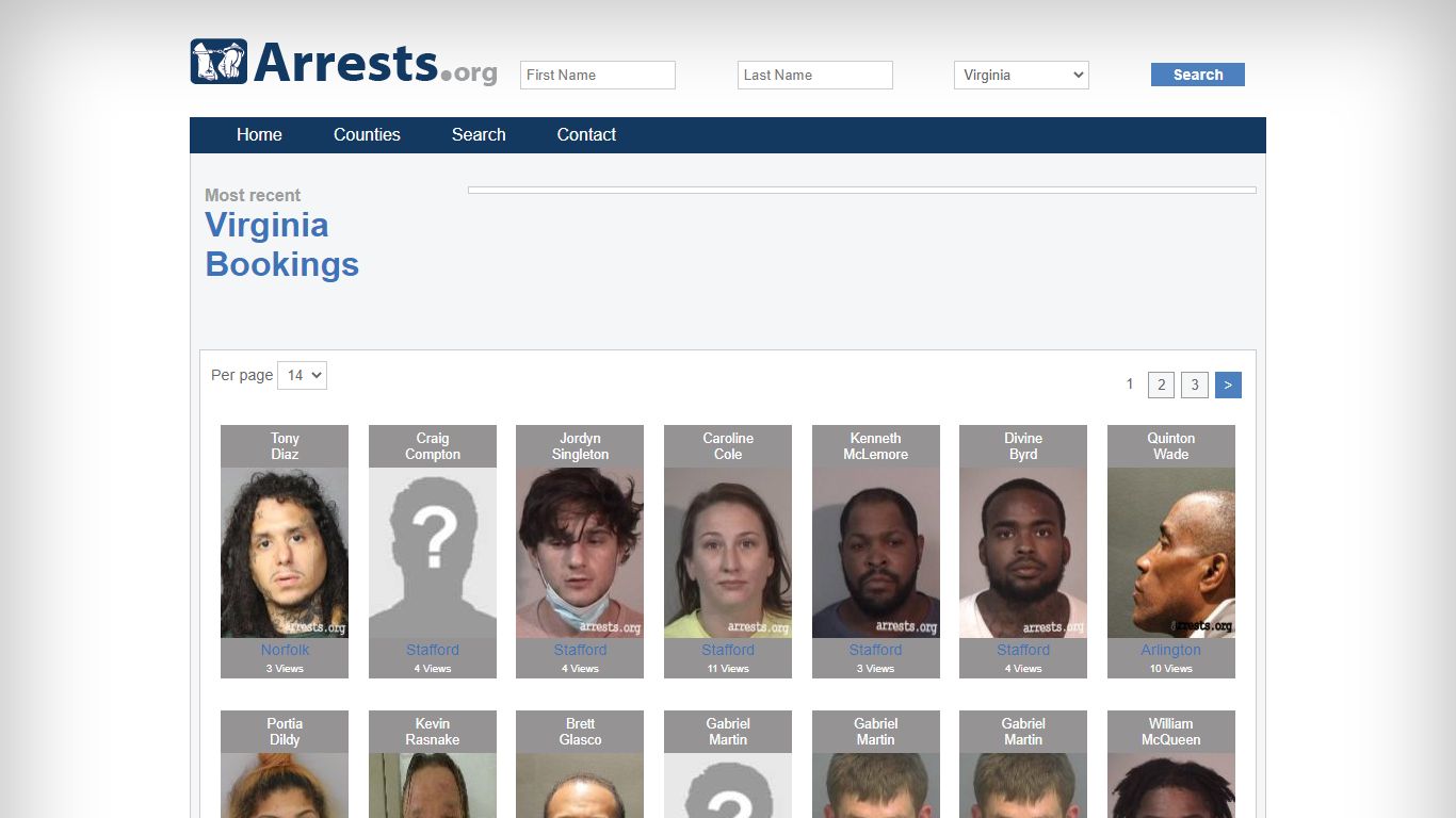 Virginia Arrests and Inmate Search