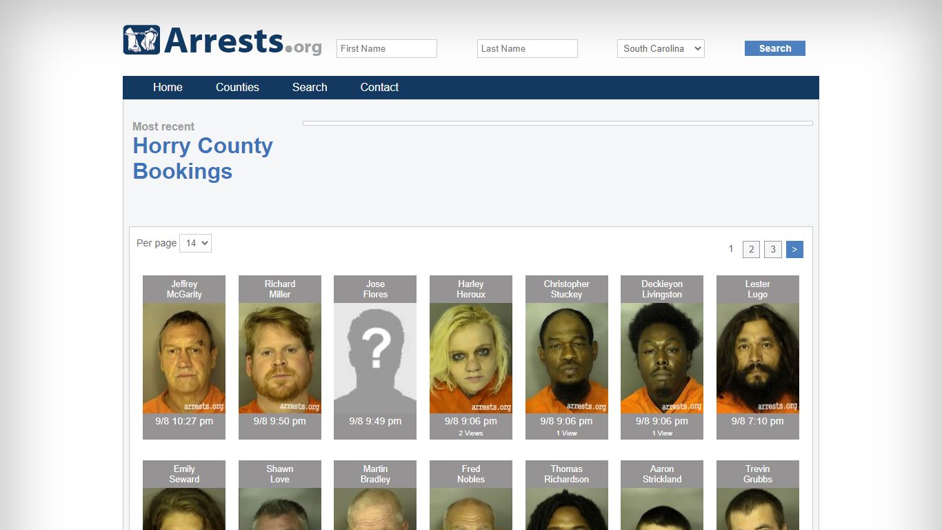 Horry County Arrests and Inmate Search